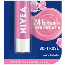 NIVEA SOFT ROSE LIP BALM 4.8g                   